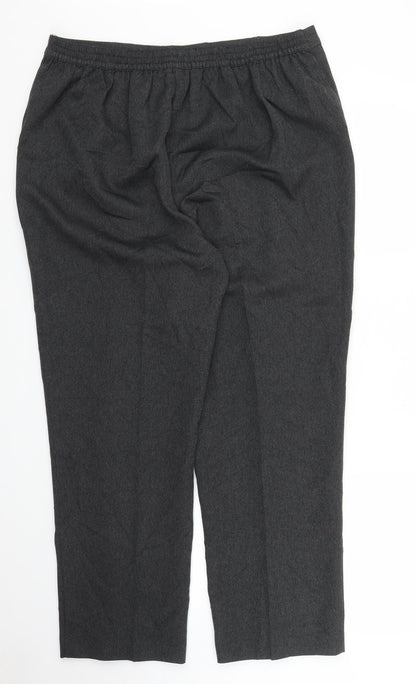 Womens UK Size 18 EWM Regular Fit  Grey Trousers