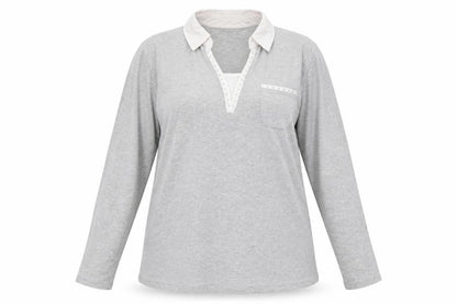 Bonmarché Womens Grey Basic Blouse Size L