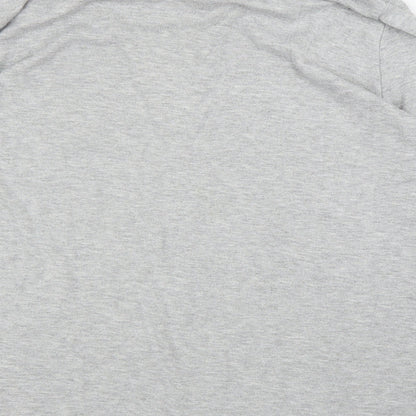 Womens UK Size L BM Casual Grey Basic Blouse