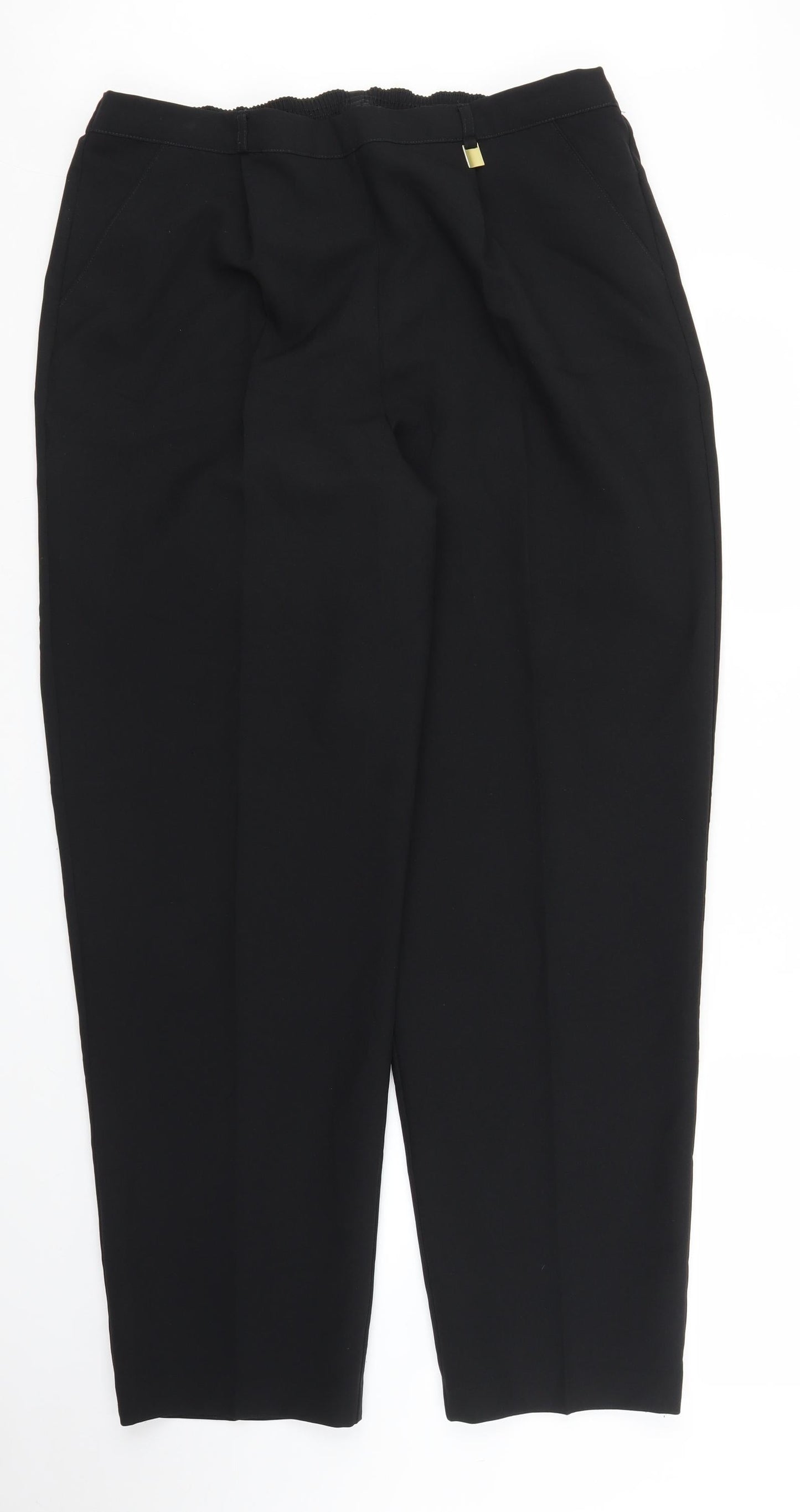 Classic Womens Black   Trousers  Size 18 L28 in
