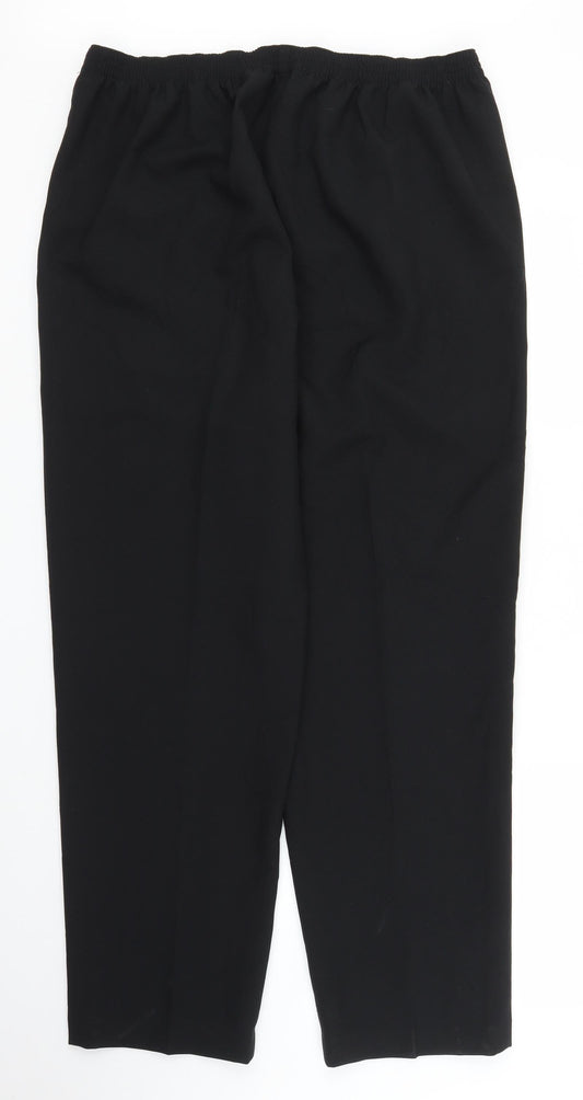 Classic Womens Black   Trousers  Size 18 L28 in