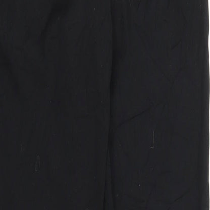 TU Womens Black   Capri Trousers Size 10 L28 in