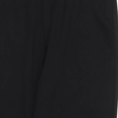 Womens UK Size 32 in M&S Regular Fit Carrot Black Trousers