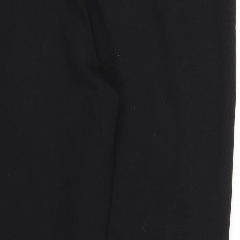 Womens UK Size 32 in M&S Regular Fit Carrot Black Trousers