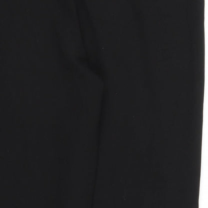 Womens UK Size 32 in M&S Regular Fit Carrot Black Trousers