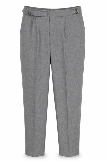 Damart Womens Grey   Carrot Trousers Size 34 in L26 in
