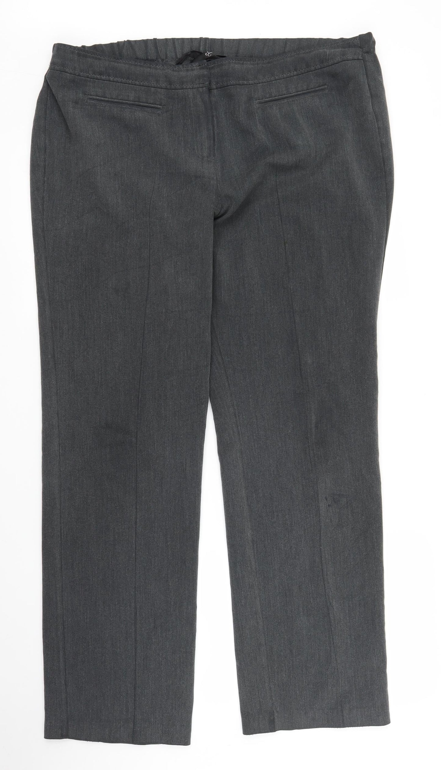 Womens UK Size 14 Very Regular Fit  Grey Trousers