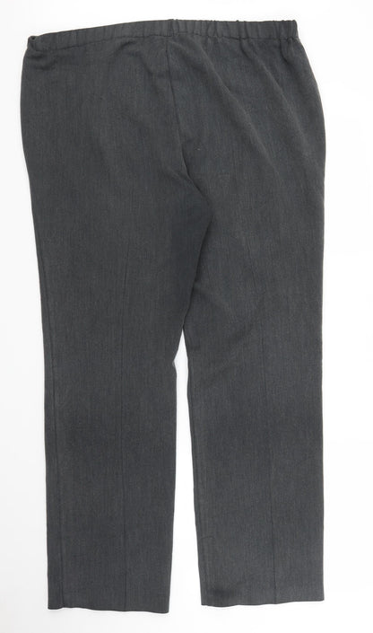 Womens UK Size 14 Very Regular Fit  Grey Trousers