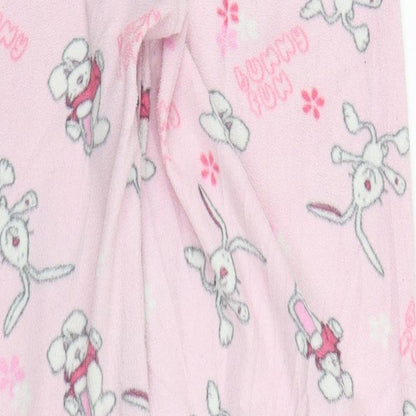 Preworn Womens Pink Solid  Chemise Pyjama Pants Size 8