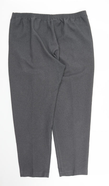 Womens UK Size 16 Happit Regular Fit Capri Grey Trousers