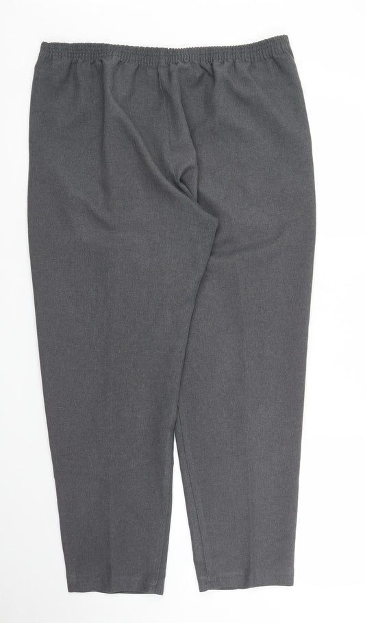 Womens UK Size 16 Happit Regular Fit Capri Grey Trousers