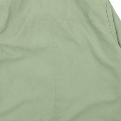 Arielle Womens Green   Rain Coat Coat Size 18