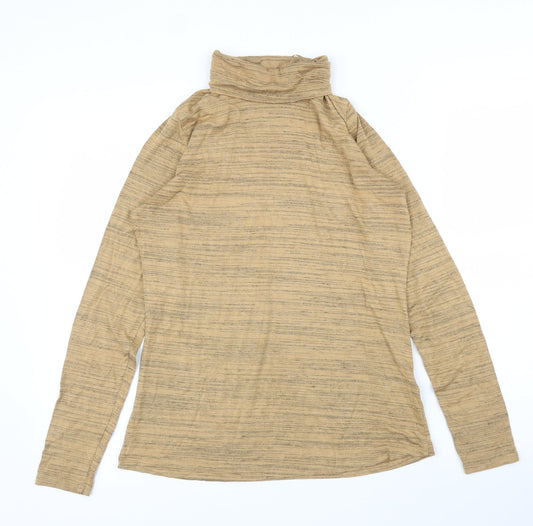 Womens UK Size 12 M&S Beige Basic T-Shirt