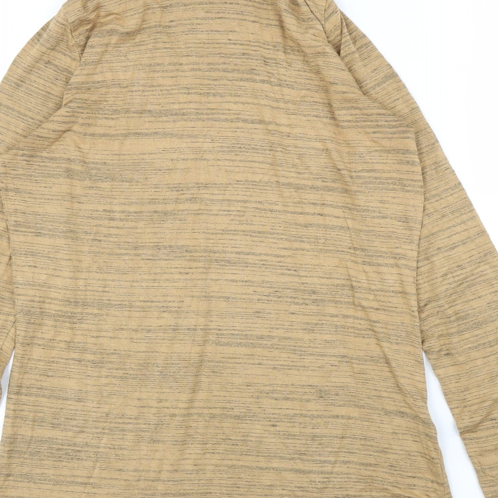 Womens UK Size 12 M&S Beige Basic T-Shirt