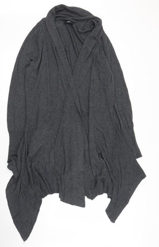 Womens UK Size 12 M&S Grey Cardigan Jumper