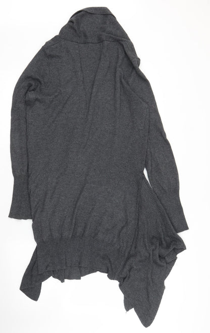 Womens UK Size 12 M&S Grey Cardigan Jumper