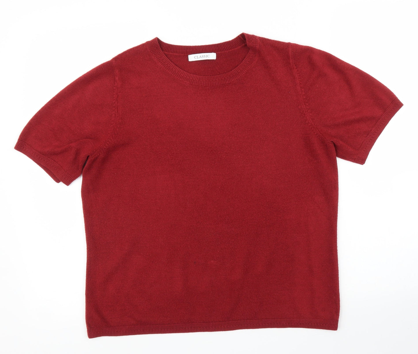 Classics Womens Purple   Pullover Jumper Size L