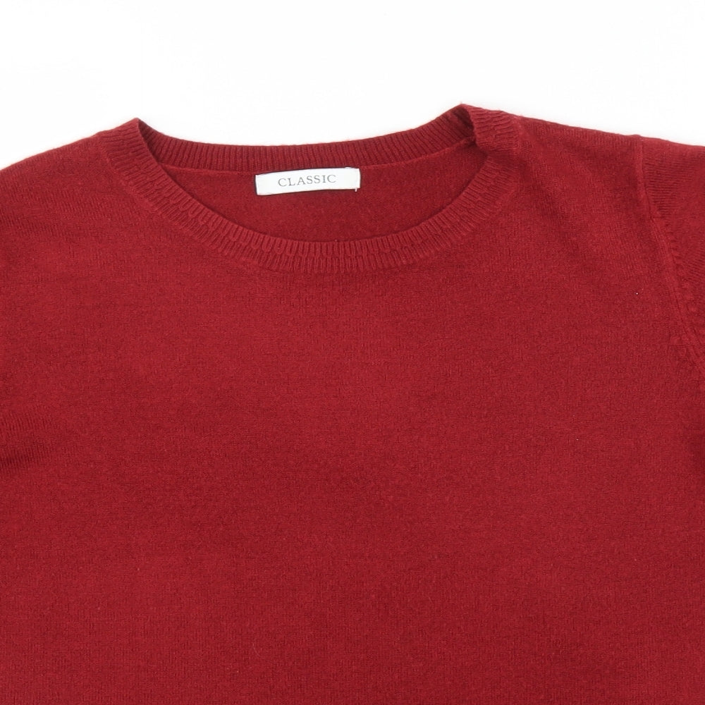 Classics Womens Purple   Pullover Jumper Size L