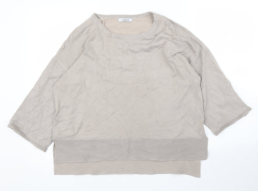 Womens UK Size M Simply Stock Shop Beige Pullover Jumper