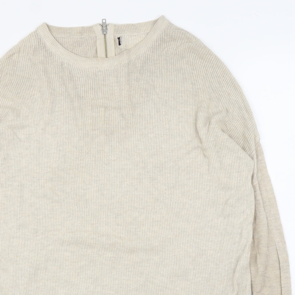 Primark Womens Beige   Pullover Jumper Size 6