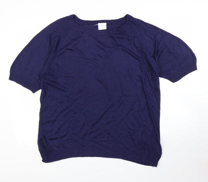 Classics Womens Blue   Pullover Jumper Size L