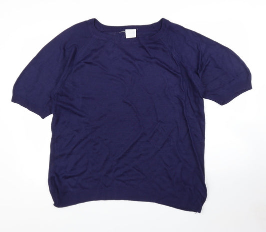 Classics Womens Blue   Pullover Jumper Size L