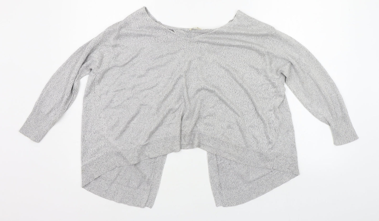 Womens UK Size 10 River Island Grey Basic Blouse