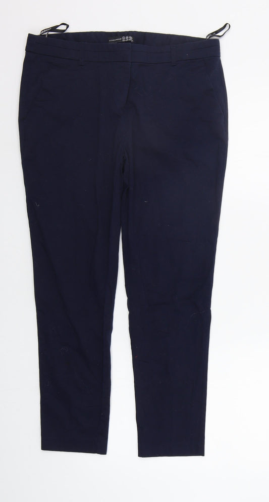 Womens UK Size 12 Atmosphere Regular Fit  Blue Trousers