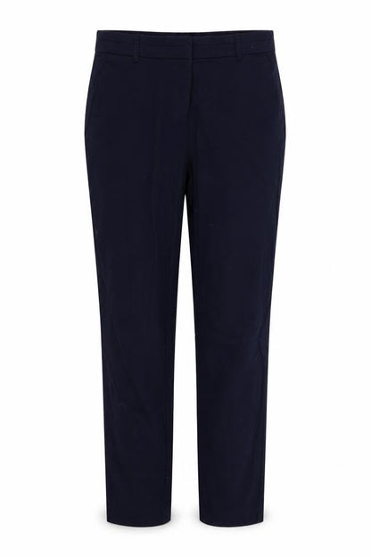 Front view of Atmosphere women’s blue trousers, size UK 12, 23-inch leg