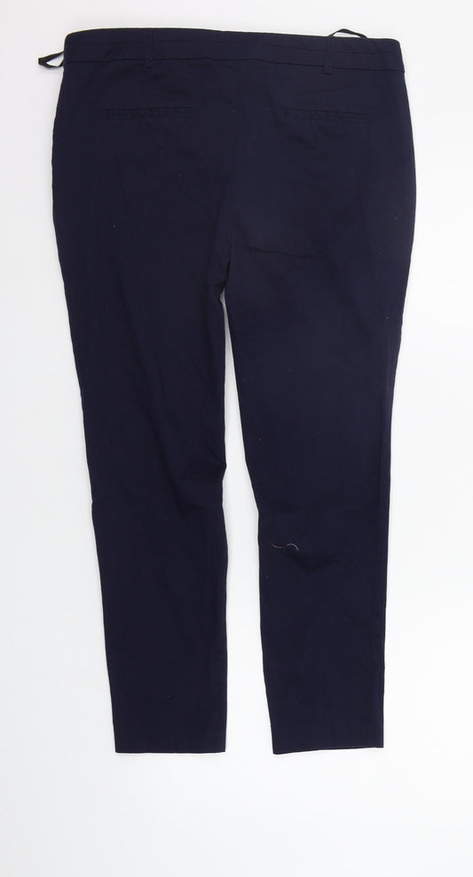 Womens UK Size 12 Atmosphere Regular Fit  Blue Trousers