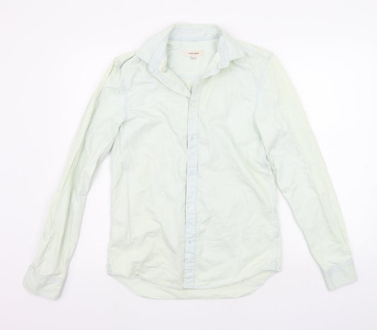 River Island Mens Green    Button-Up Size XS