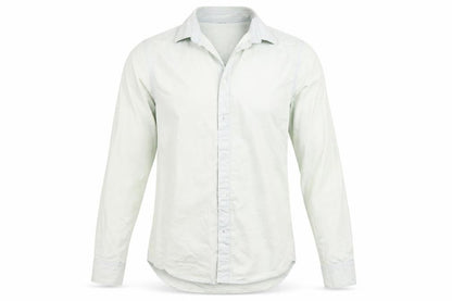 Mens UK Size XS River Island Green  Button-Up Long Sleeve Casual Shirt