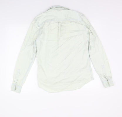 River Island Mens Green    Button-Up Size XS