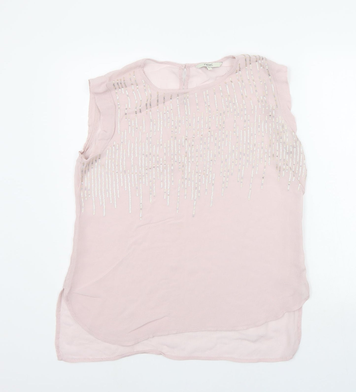 Womens UK Size 16 NEXT Pink Basic T-Shirt