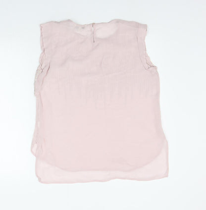 Womens UK Size 16 NEXT Pink Basic T-Shirt