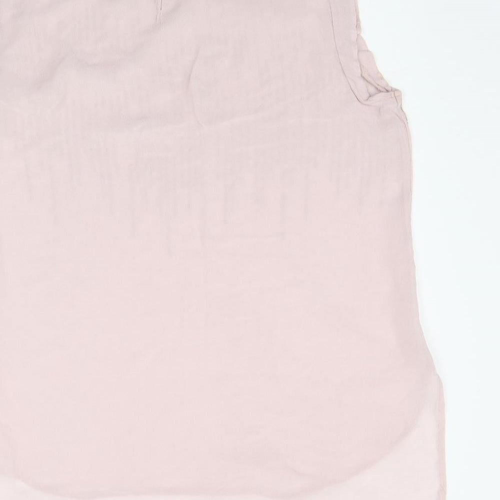 Womens UK Size 16 NEXT Pink Basic T-Shirt