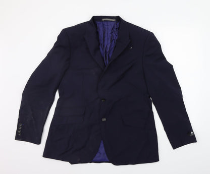 Mens UK Size M Marks and Spencer Regular Blue Suit Jacket