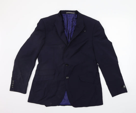 Mens UK Size M Marks and Spencer Regular Blue Suit Jacket