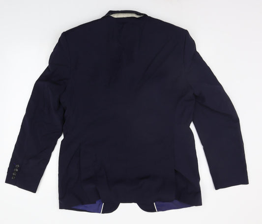 Mens UK Size M Marks and Spencer Regular Blue Suit Jacket