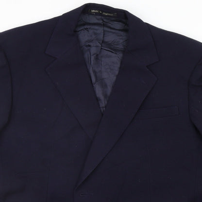 MONTAGUE BURTON  Womens Blue   Jacket Suit Jacket Size 40  - 40 INCH