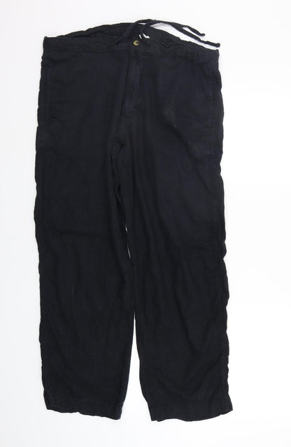 Womens UK Size 36 in Preworn Regular Fit  Black Trousers