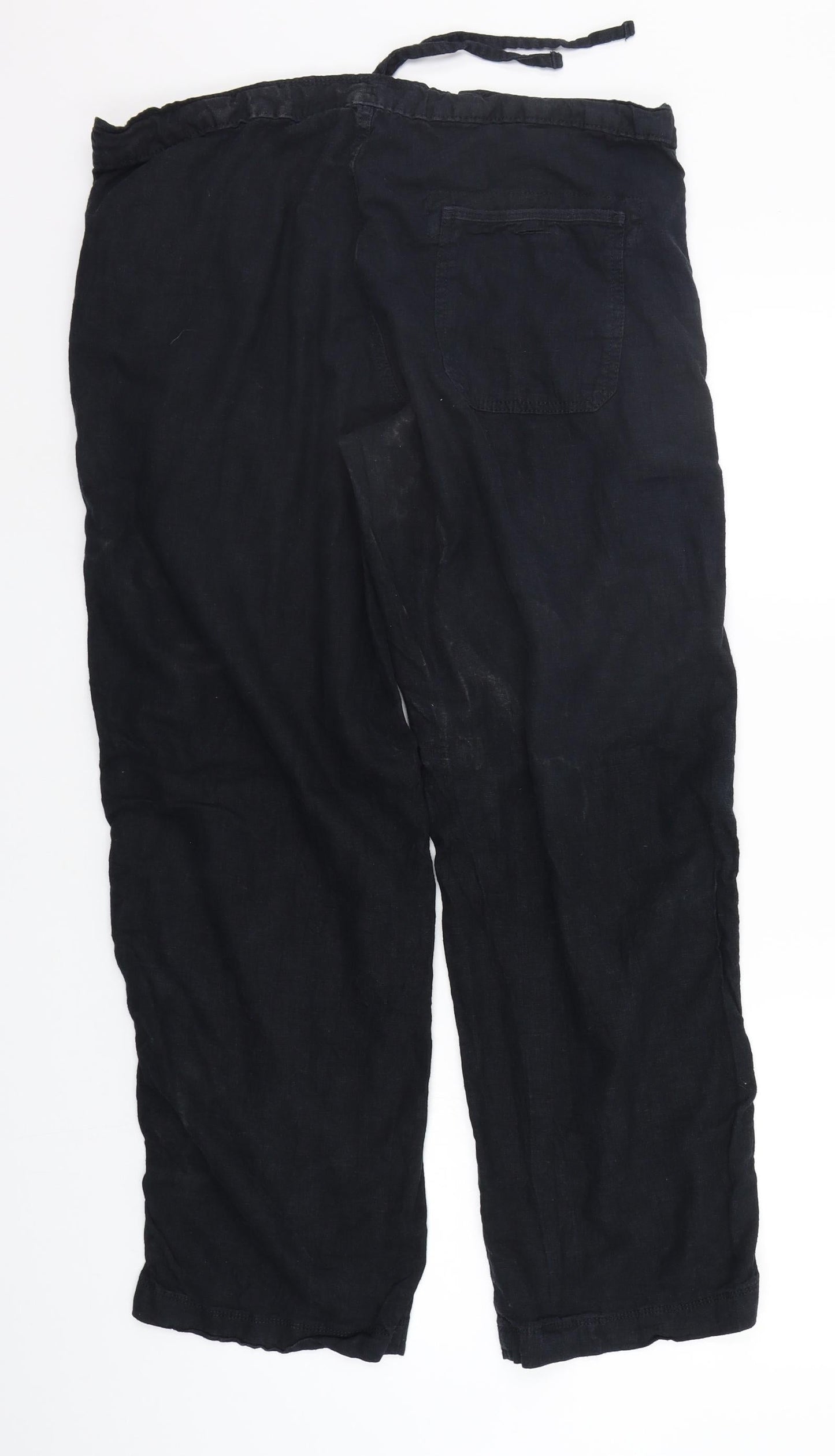 Womens UK Size 36 in Preworn Regular Fit  Black Trousers