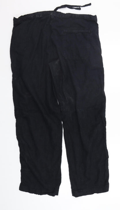 Womens UK Size 36 in Preworn Regular Fit  Black Trousers