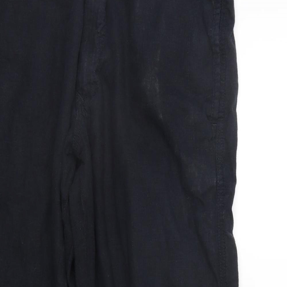 Womens UK Size 36 in Preworn Regular Fit  Black Trousers