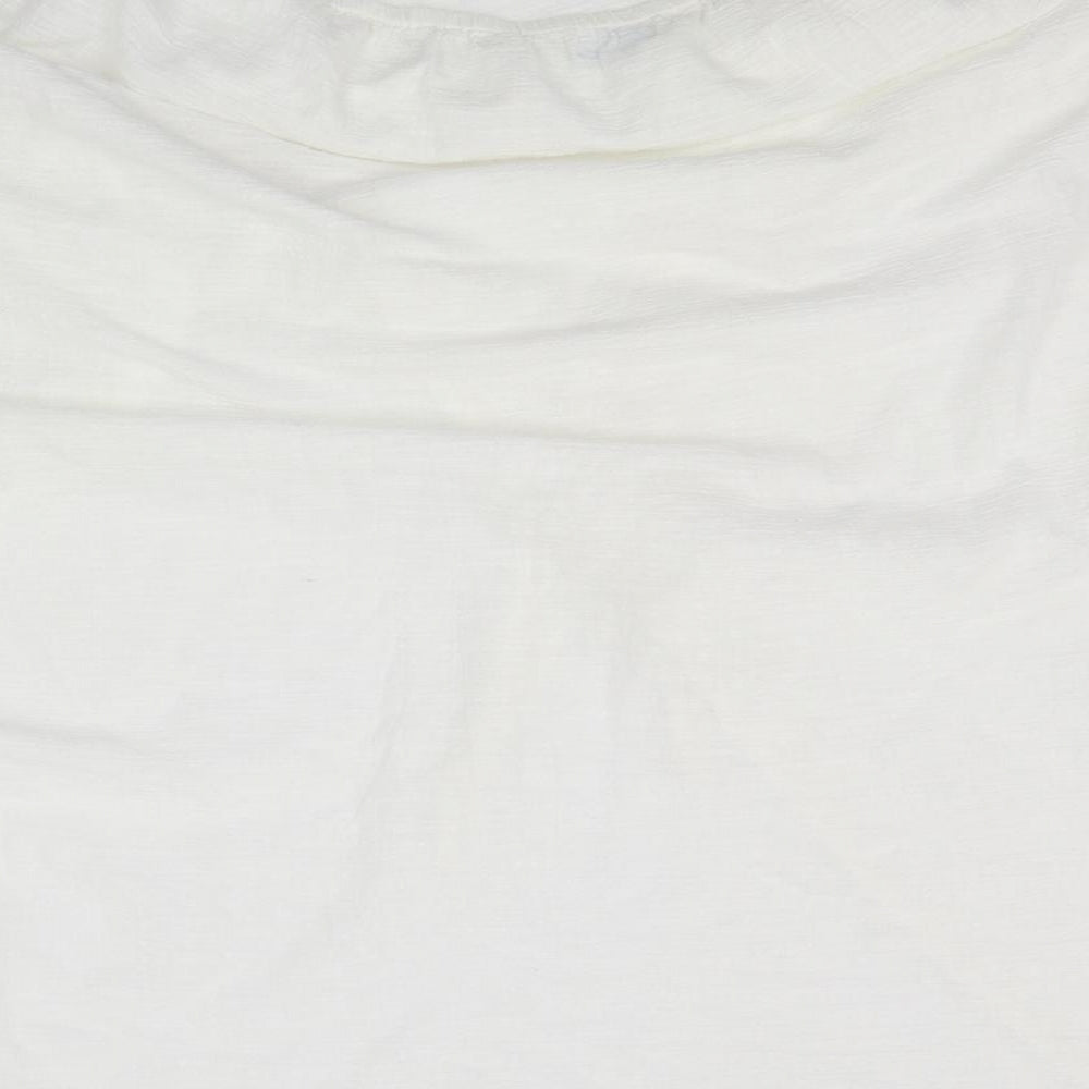 Primark Womens White Houndstooth  Fit & Flare  Size XL