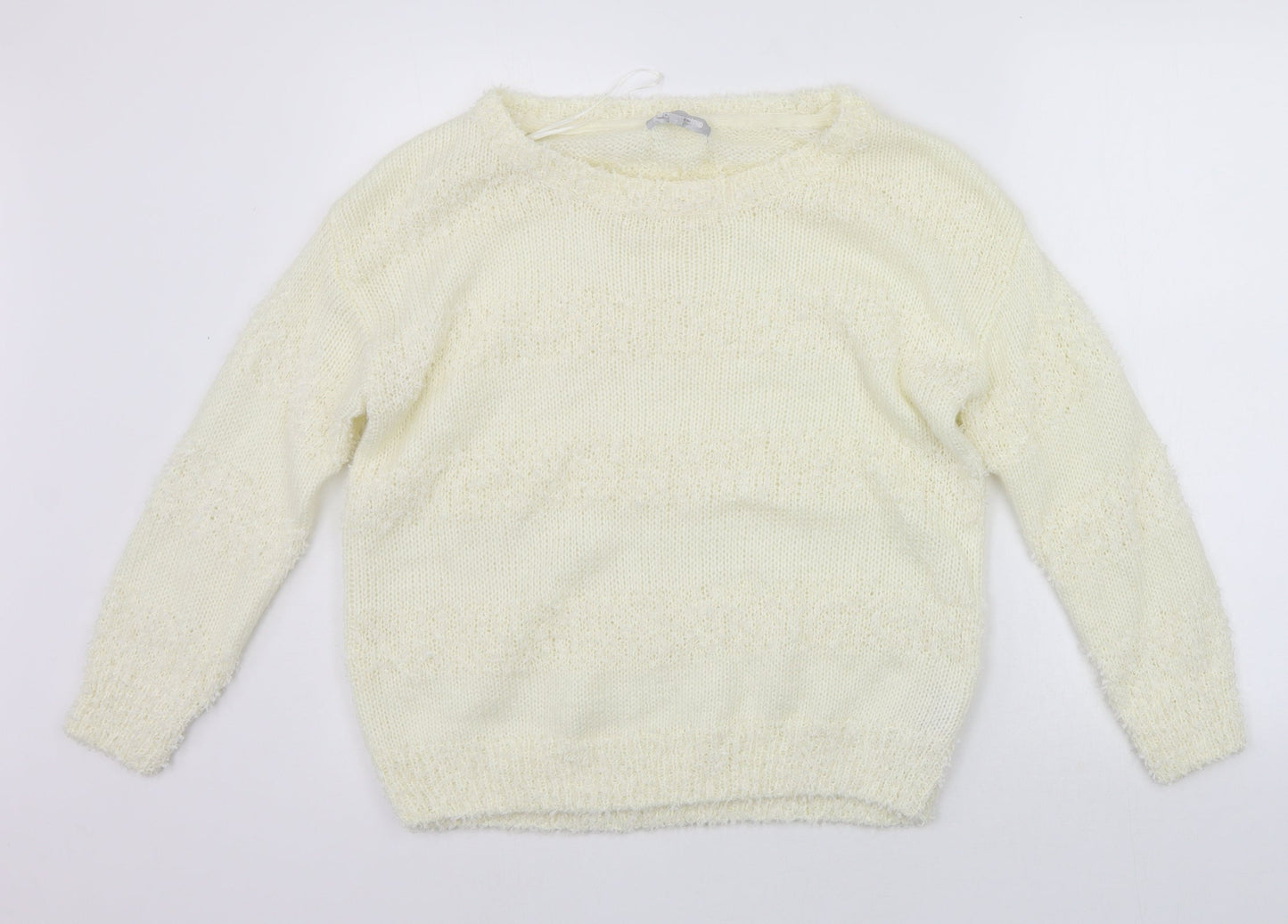 Womens UK Size 14 Red Herring Yellow Pullover Jumper