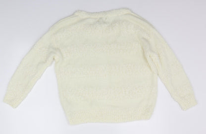 Womens UK Size 14 Red Herring Yellow Pullover Jumper