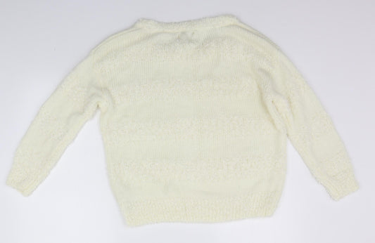 Womens UK Size 14 Red Herring Yellow Pullover Jumper