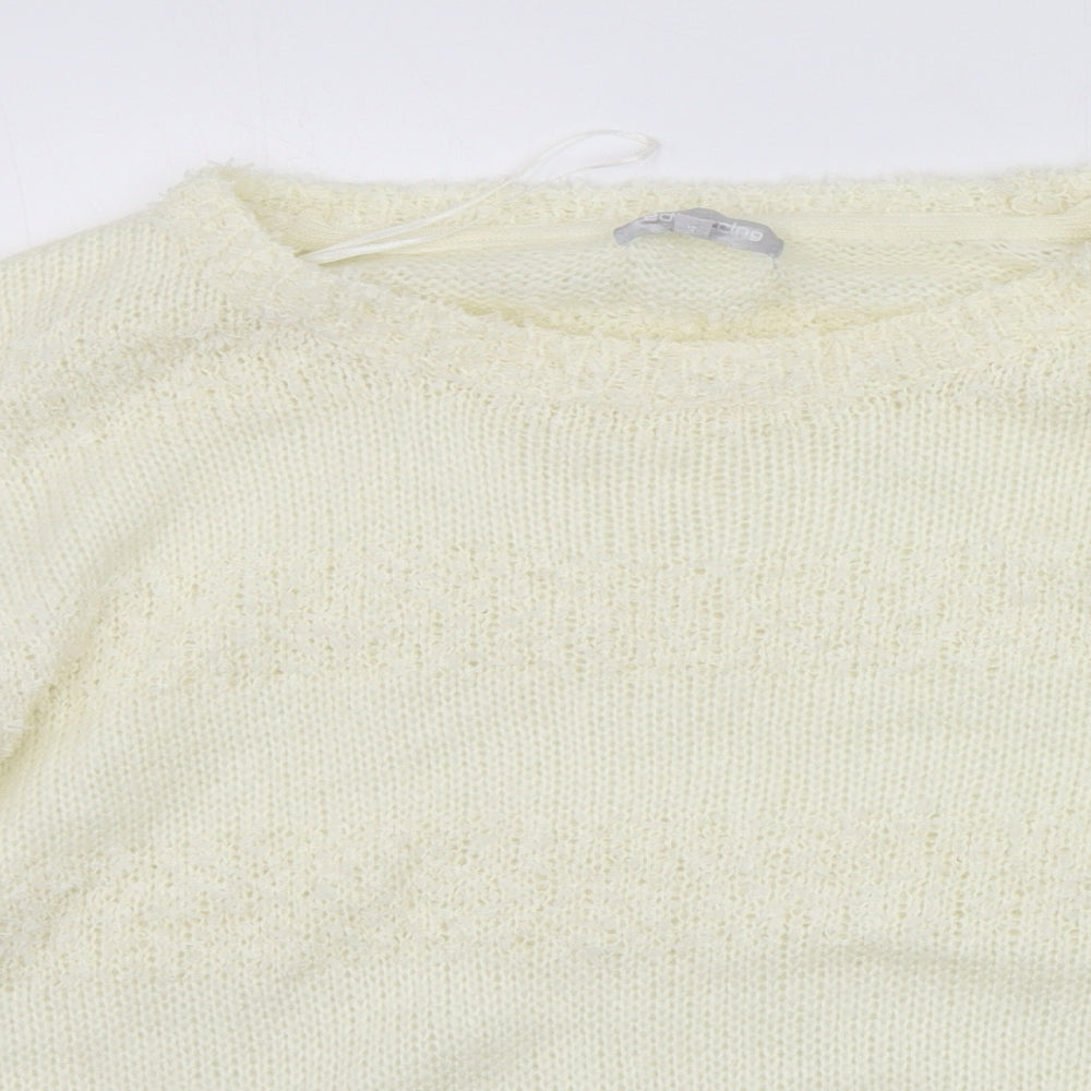 Womens UK Size 14 Red Herring Yellow Pullover Jumper