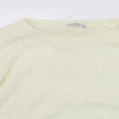 Womens UK Size 14 Red Herring Yellow Pullover Jumper